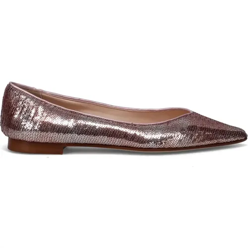 Ballerinas, female, , Size: 6 US Glittering Sequin Flat Shoe - Prosperine - Modalova
