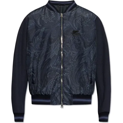 Bomber Jackets, male, , Size: L Paisley bomber jacket - ETRO - Modalova