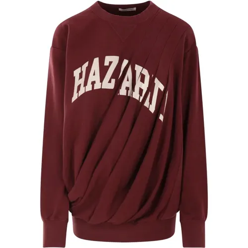 Sweatshirts, female, , Size: S Bordeaux Hazard Print Sweater - Undercover - Modalova