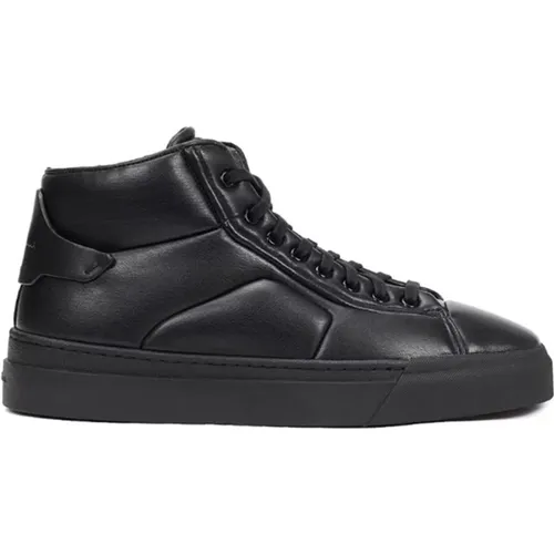 Glory Leather Sneakers , female, Sizes: 2 1/2 UK, 3 UK - Santoni - Modalova