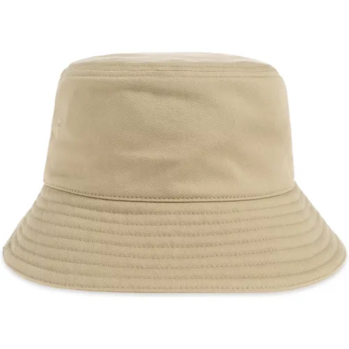 Hats, male, , Size: S Bucket hat with logo - Burberry - Modalova