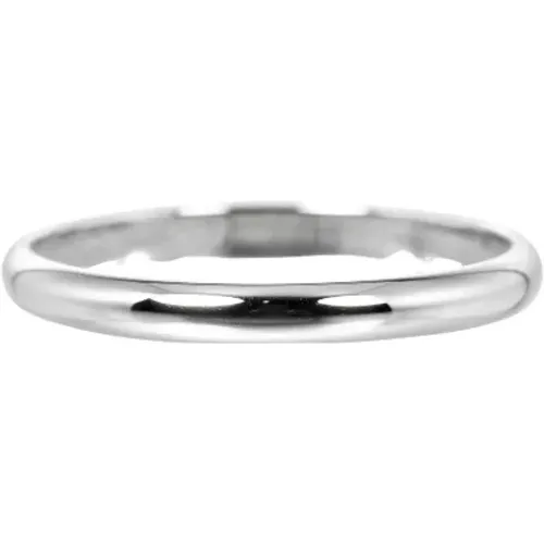 Pre-owned Jewellery, unisex, , Size: ONE SIZE Pre-owned Platinum rings - Cartier Vintage - Modalova