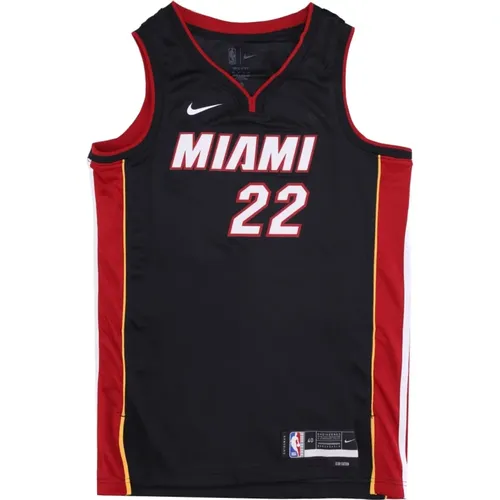 Sportswear, male, , Size: M Miami Heat Basketball Tank Top - Nike - Modalova