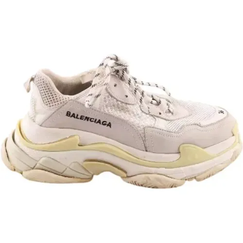 Pre-owned Sneakers, female, , Size: 6 US Pre-owned Leather sneakers - Balenciaga Vintage - Modalova