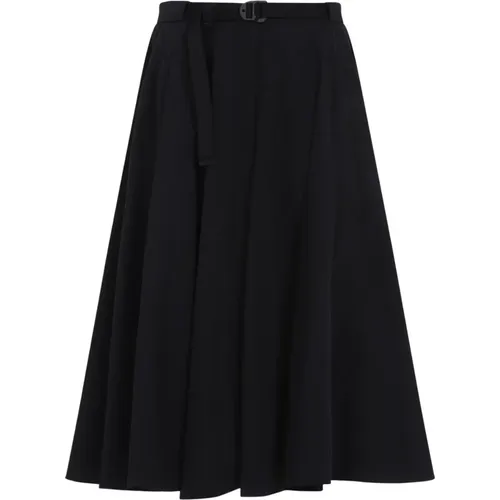 Midi Skirts, female, , Size: 2XS Stylish Skirt - Moncler - Modalova