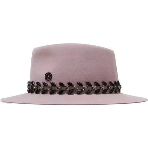 Andre Hat with Logo , female, Sizes: M, S - Maison Michel - Modalova