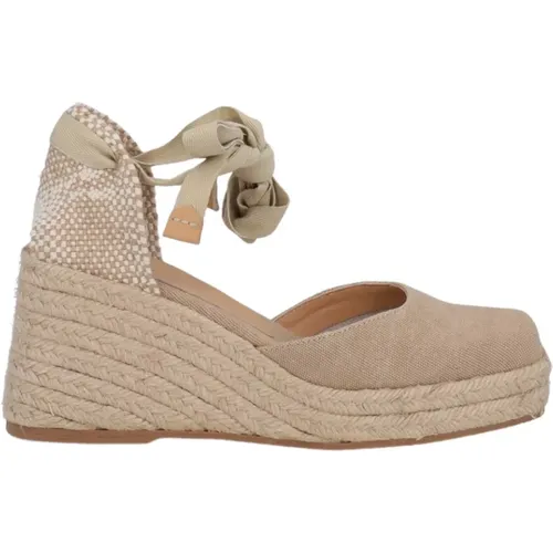 Jute Wedge Sandals , female, Sizes: 4 UK, 3 UK, 6 UK, 7 UK, 2 UK, 5 UK - Castañer - Modalova