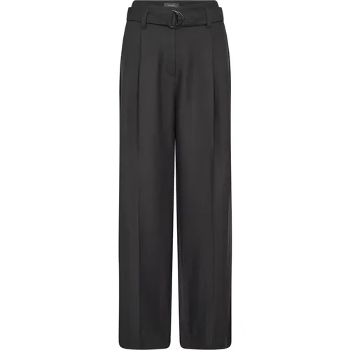 Elegant Wide Leg Trousers with Belt - MOS MOSH - Modalova