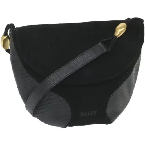 Pre-owned Cross Body Bags, female, , Size: ONE SIZE Pre-owned Suede shoulder-bags - Bally Pre-owned - Modalova