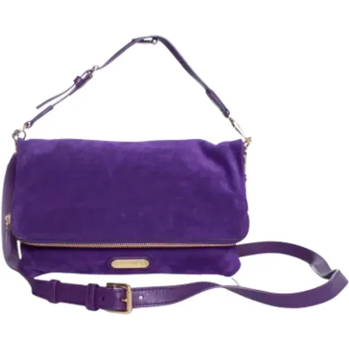 Pre-owned Cross Body Bags, female, , Size: ONE SIZE Pre-owned Suede shoulder-bags - Ralph Lauren Pre-owned - Modalova