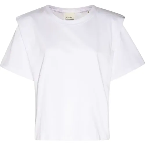 T-Shirts,Weiße T-Shirt mit Falten - Isabel marant - Modalova