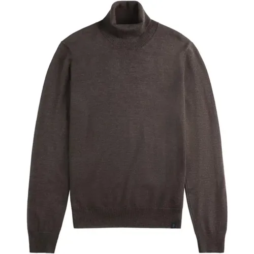 Turtlenecks, male, , Size: L Dolcevita Sweater Cacao - Fay - Modalova