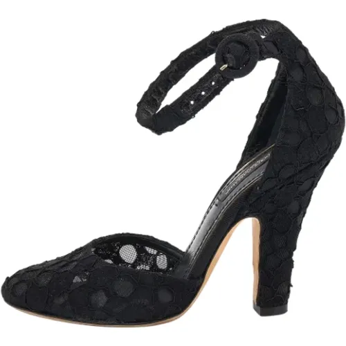 Pre-owned Lace sandals , female, Sizes: 3 UK - Dolce & Gabbana Pre-owned - Modalova