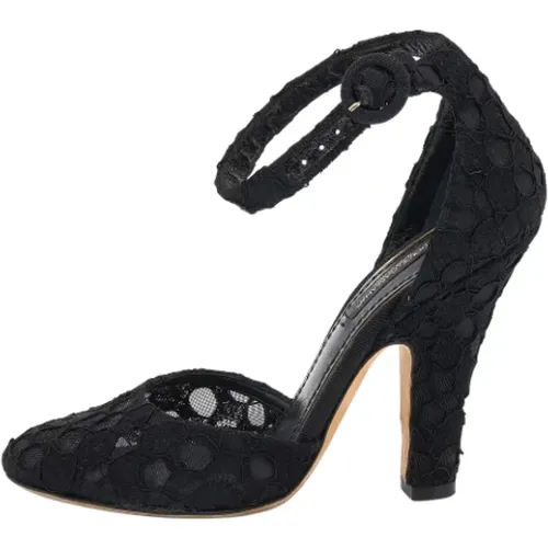 Pre-owned Pumps, female, , Size: 6 US Pre-owned Lace sandals - Dolce & Gabbana Pre-owned - Modalova