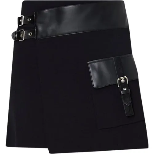 Belted Mini Skirt , female, Sizes: L - Liu Jo - Modalova