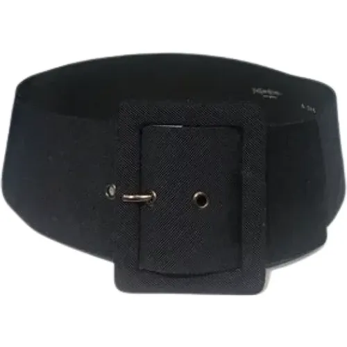 Pre-owned Canvas belts , female, Sizes: ONE SIZE - Yves Saint Laurent Vintage - Modalova