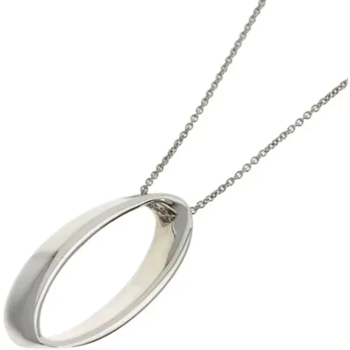 Pre-owned Jewellery, female, , Size: ONE SIZE Pre-owned Silver necklaces - Tiffany & Co. Pre-owned - Modalova