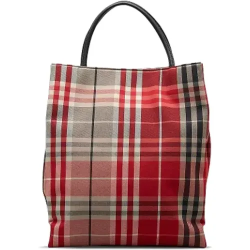 Pre-owned Tote Bags, female, , Size: ONE SIZE Pre-owned Leather totes - Burberry Vintage - Modalova