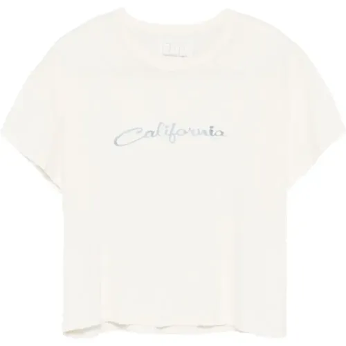 California Print Weißes T-Shirt - ERL - Modalova