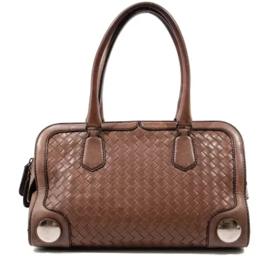 Pre-owned Leder schultertasche - Bottega Veneta Vintage - Modalova