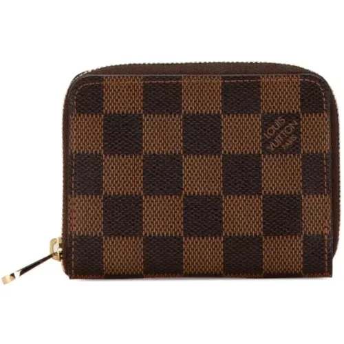 Pre-owned Wallets, female, , Size: ONE SIZE Pre-owned Canvas wallets - Louis Vuitton Vintage - Modalova