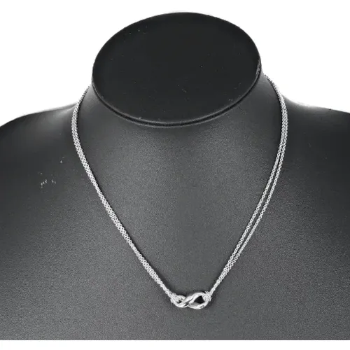 Pre-owned Jewellery, female, , Size: ONE SIZE Pre-owned Silver necklaces - Tiffany & Co. Pre-owned - Modalova