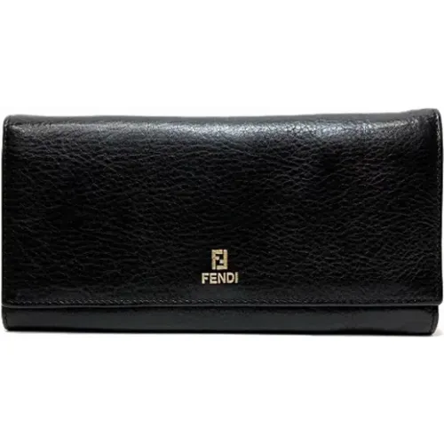 Pre-owned Wallets, female, , Size: ONE SIZE Pre-owned Leather wallets - Fendi Vintage - Modalova