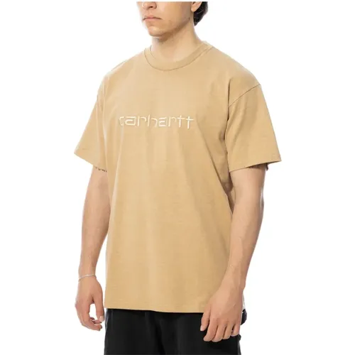 Herren Duster T-Shirt , Herren, Größe: S - Carhartt WIP - Modalova