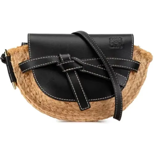 Pre-owned Cross Body Bags, female, , Size: ONE SIZE Pre-owned Raffia crossbody-bags - Loewe Pre-owned - Modalova