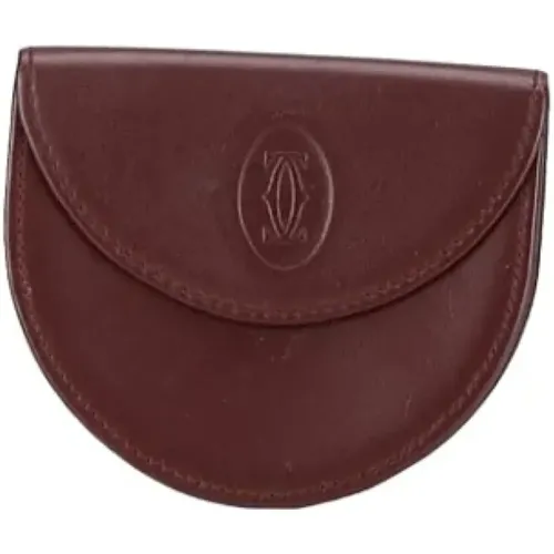 Pre-owned Wallets, female, , Size: ONE SIZE Pre-owned Leather wallets - Cartier Vintage - Modalova