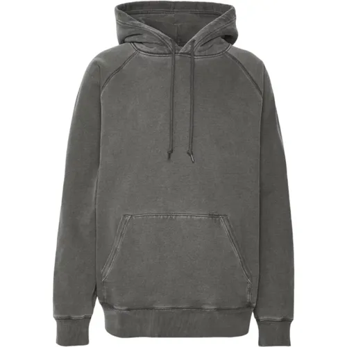 Hoodies, male, , Size: M Hooded Taos Flint Sweatshirt - Carhartt WIP - Modalova