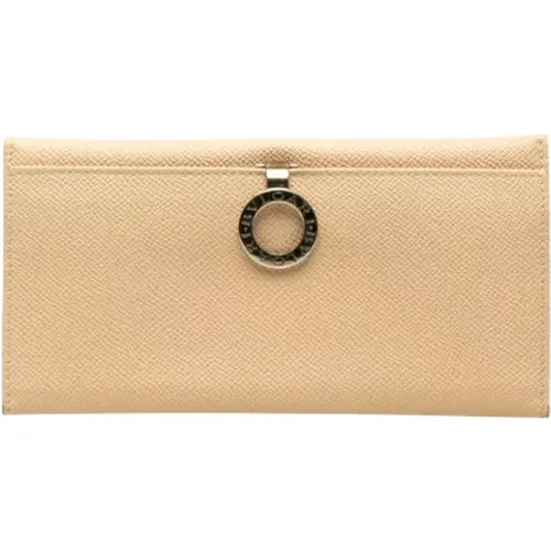 Pre-owned Leather wallets , female, Sizes: ONE SIZE - Bvlgari Vintage - Modalova