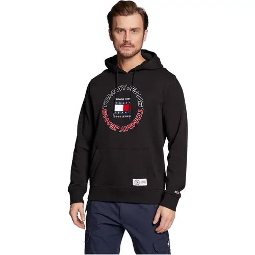 Hoodie Sweatshirt , male, Sizes: S - Tommy Jeans - Modalova