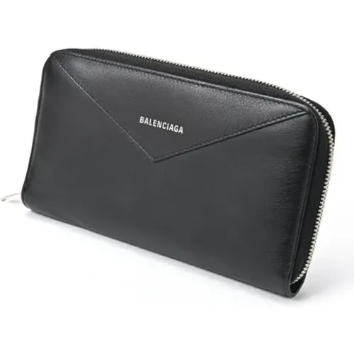 Pre-owned Leather wallets , female, Sizes: ONE SIZE - Balenciaga Vintage - Modalova