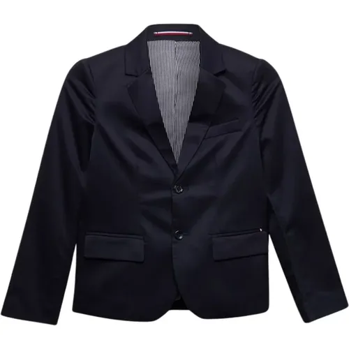 Einfarbige Jacke im modernen Schneiderstil - Tommy Hilfiger - Modalova