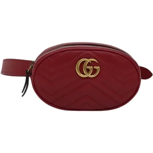 Pre-owned Belt Bags, female, , Size: ONE SIZE Pre-owned Leather crossbody-bags - Gucci Vintage - Modalova