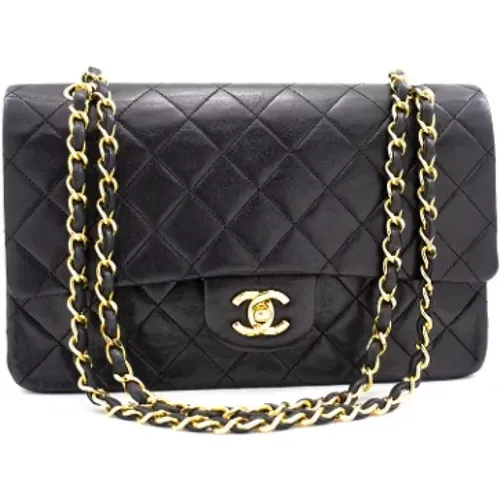 Pre-owned Shoulder Bags, female, , Size: ONE SIZE Pre-owned Leather Chanel Flap Bag - Chanel Vintage - Modalova