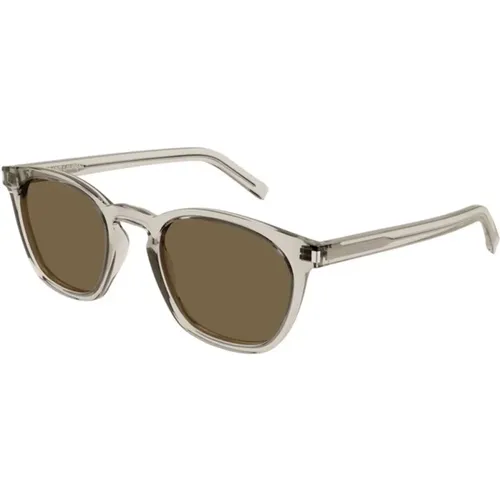 Brown Sonnenbrille SL 28 Modell , unisex, Größe: 49 MM - Saint Laurent - Modalova
