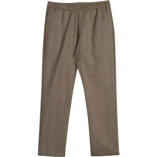 Regular Elastic Waist Pants with Prince of Wales Check Pattern , male, Sizes: M, S - Barena Venezia - Modalova