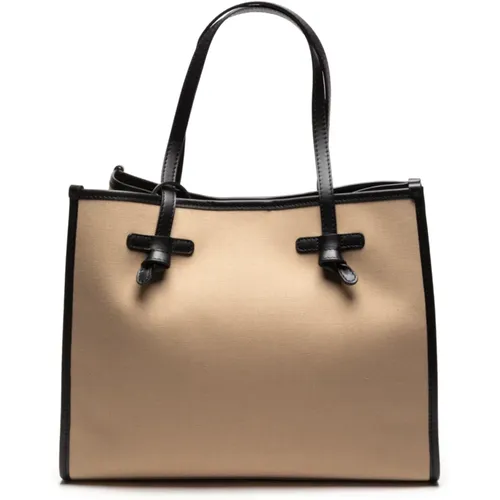 Marcella Black Leather Tote Bag , female, Sizes: ONE SIZE - Gianni Chiarini - Modalova