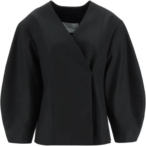 Oversized Bouffant Sleeve Blazer,Blazer - By Malene Birger - Modalova