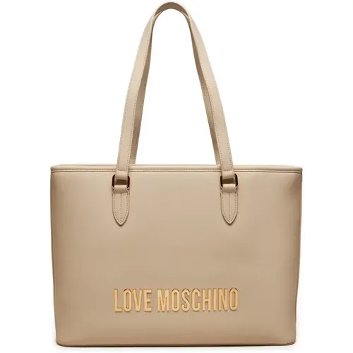 Stylish Ivory Bags for Women , female, Sizes: ONE SIZE - Love Moschino - Modalova