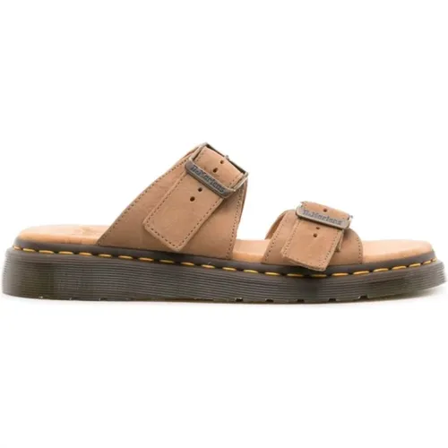 Sliders, male, , Size: 11 US Savannah Tan Flip Flops - Dr. Martens - Modalova