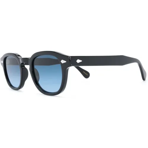 Sunglasses, unisex, , Size: 49 MM Lemtosh Base2 SUN Denim Blue Sunglasses - Moscot - Modalova