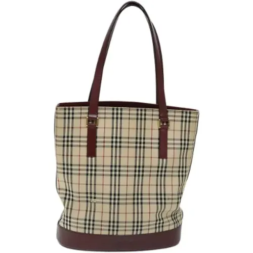 Pre-owned Tote Bags, female, , Size: ONE SIZE Pre-owned Canvas totes - Burberry Vintage - Modalova