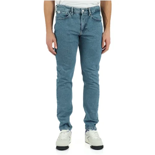 Slim Taper Jeans Five Pocket , male, Sizes: W30, W33, W34, W31, W32 - Calvin Klein Jeans - Modalova
