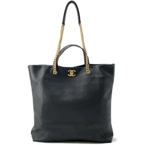 Pre-owned Tote Bags, female, , Size: ONE SIZE Pre-owned Leather chanel-bags - Chanel Vintage - Modalova