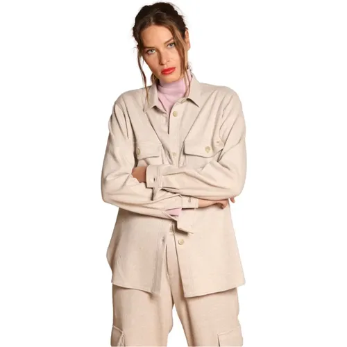 Jersey Field Jacket , Damen, Größe: 2XS - Mason's - Modalova