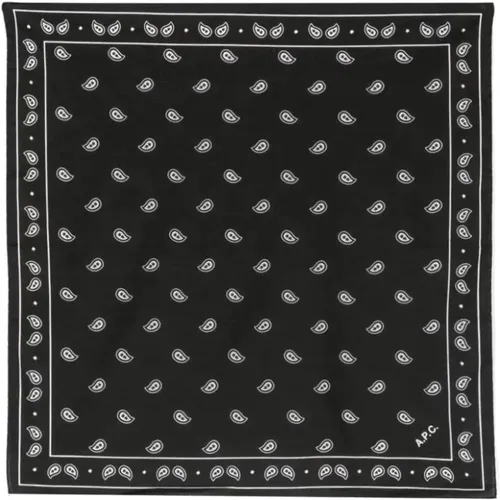 Schwarzes Bandana A.P.C - A.P.C. - Modalova