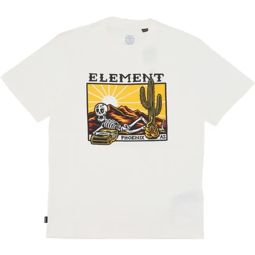 Dusk Tee Streetwear T-Shirt , Herren, Größe: S - Element - Modalova